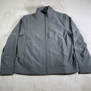 Medelita Quantum Scrub Jacket Womens XL Gray Full Zip Uniform Medical NWOT